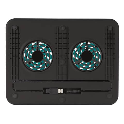 Supporto per Notebook Trust Cyclone Cooling con 2 ventole di raffreddamento nero - 17866